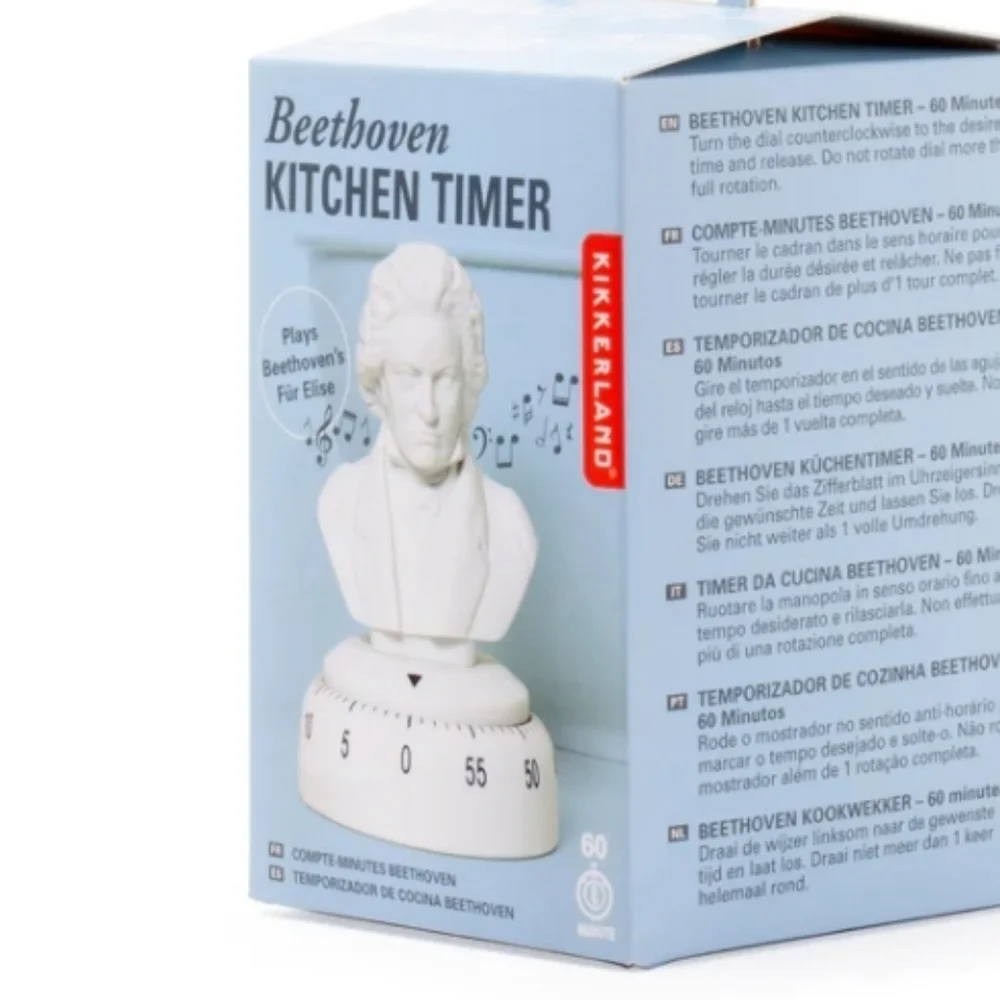 Beethoven Kitchen Timer KIKKERLAND Music Chime “Für Elise” - Picture 3 of 11